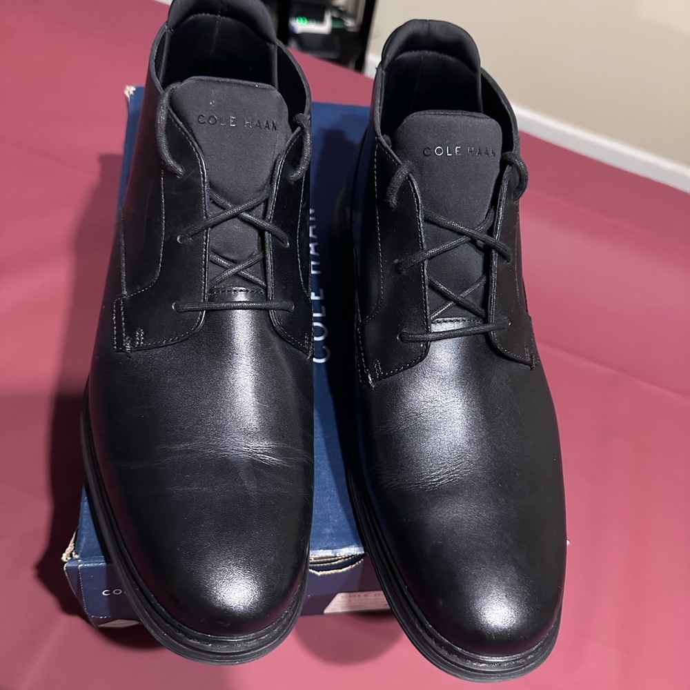 Cole Haan Men's Black Chukka Boots